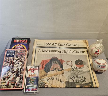 Indians Memory Pack Lot