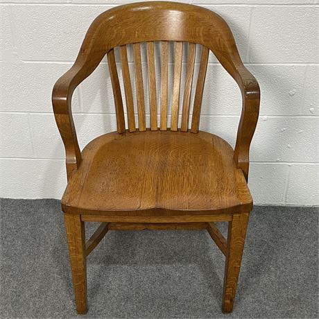 Antique Jury / Banker Chair - Solid Wood