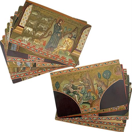 Palermo Italy Palatine Chapel Mosaics Postcards