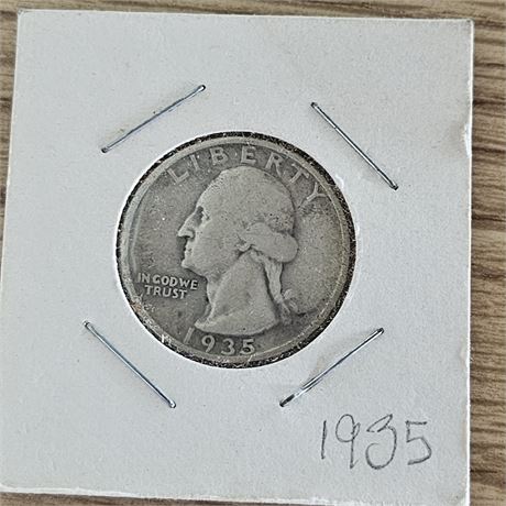 1935  Washington Quarter Silver