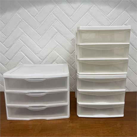 Sterilite & Homz 3-drawer Plastic Storage