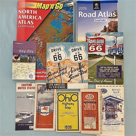 Vtg Road Maps
