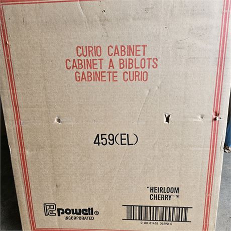 *NIB* Curio Cabinet "Heirloom Cherry"