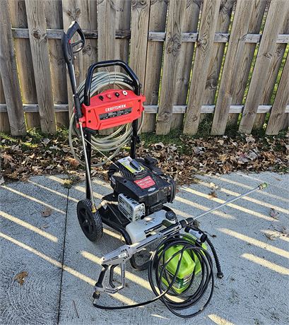 Blazing Auctions - Craftsman 2800 Max PSI 2.3 GPM 163cc Power Washer w ...