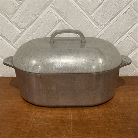Vtg VillaWare Italian Cast Aluminum Dome Roaster
