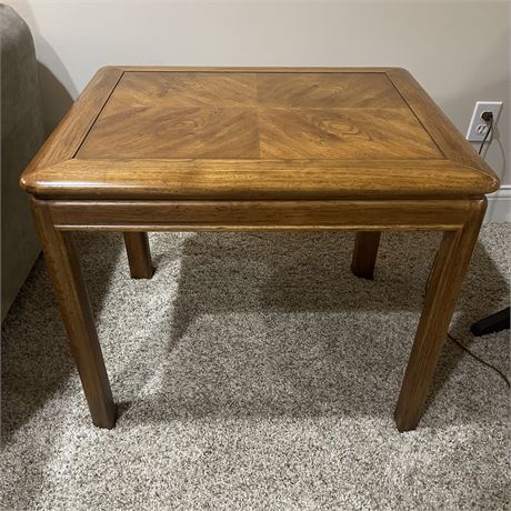 Solid Wood Square End Table