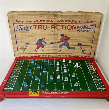 Vtg Tudor Tru-Action Electric Football Game