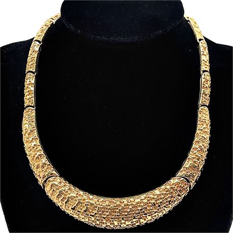 Monet Yellow Gold Toned Necklace