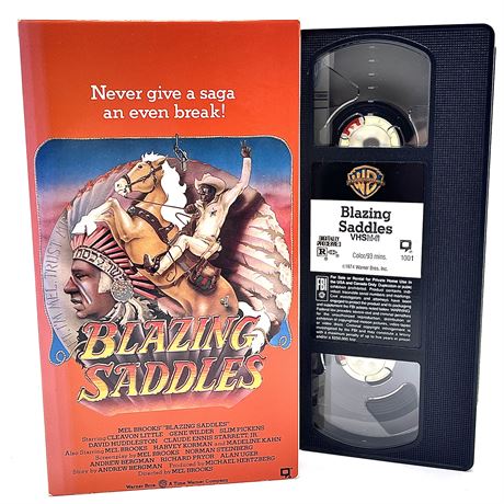 1974 Original Blazing Saddles VHS Tape