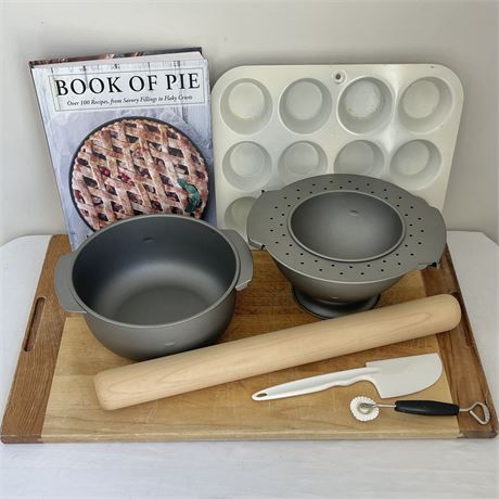 Baking Supplies and "Book of Pie" Cookbook