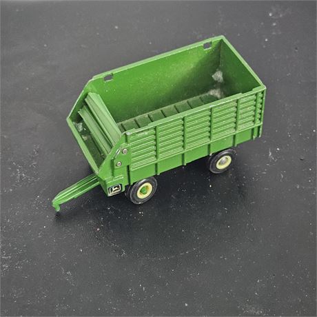 John Deere forage wagon toy manufactured by Ertl.
