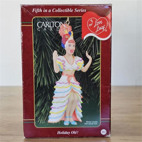 1999 Carlton cards "I Love Lucy-Holiday Ole" ornament