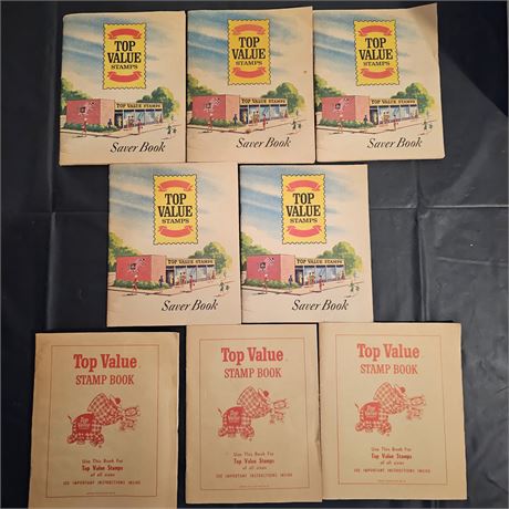 Top Value Stamp Books from the 50's & 60's