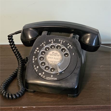 1950's-60's Rotary Desk Phone by Automatic Electric