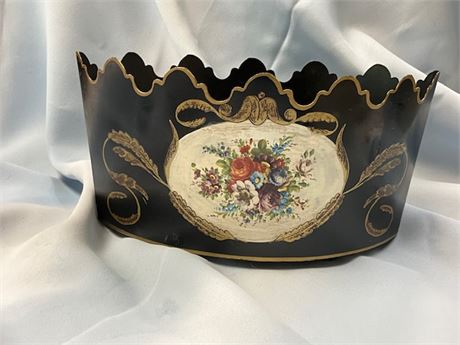 Decorative Vintage Metal Container