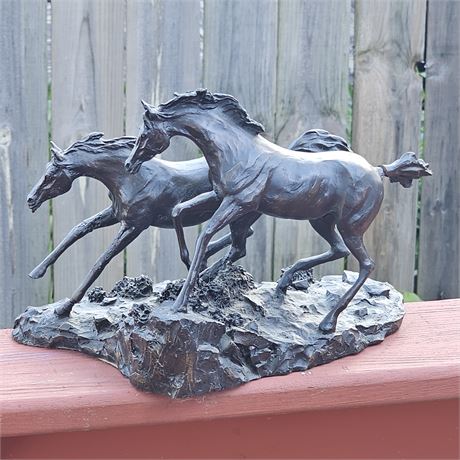 Morning on the Montana Plains Franklin Gallery Lanford Monroe Horse Sculpture