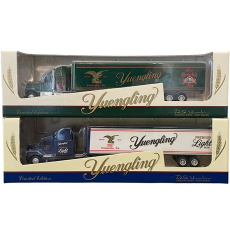 '95 & '96 Yuengling Brewery Limited Edition Heavy Hauler Models in Boxes
