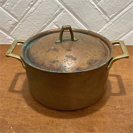 Paul Revere 1801 Copper Pot and Vintage Skillets