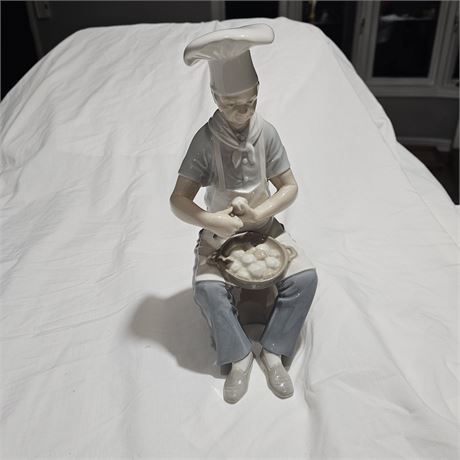 Chef Porcelain Lladro Made in Spain