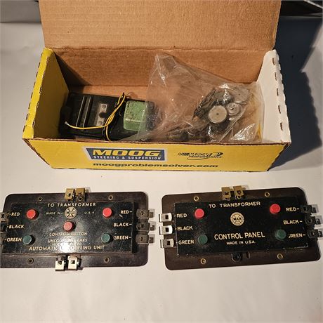 Marx Mar Toys 4 Button Control Panel USA O-Gage Electric Train Set Vintage