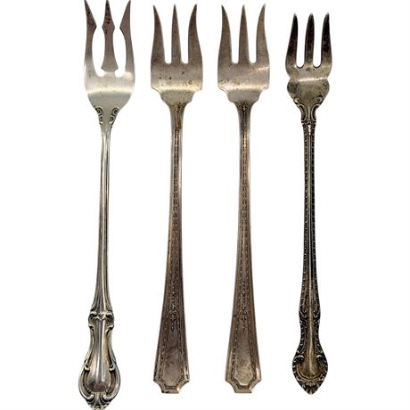 925 Sterling Silver Cocktail / Seafood Forks