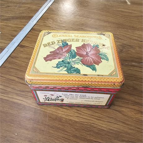 Red Zinger Tin Box