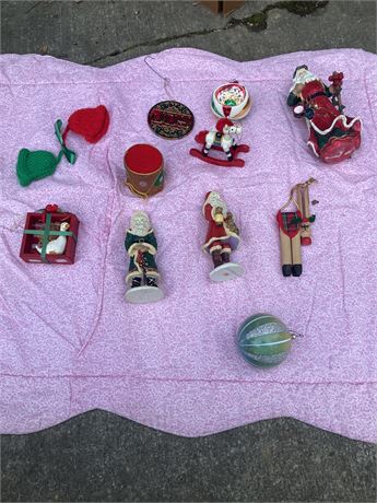 collection of assorted Christmas ornament