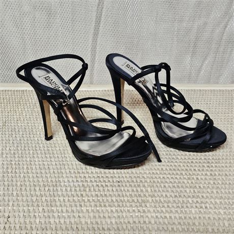 Badgley Mischka Black Strappy Sandals