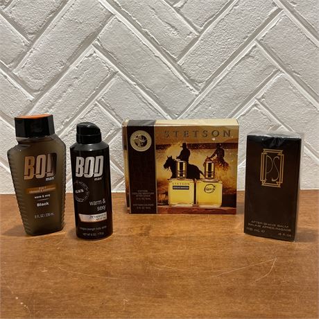 New Men's Fragrances with Body Wash - Stetson, Paul Sebastian and Bod