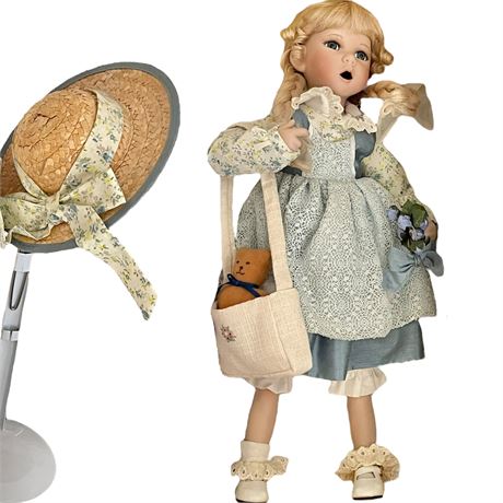 Delton Jocelyn Collectable Porcelain 17” Doll
