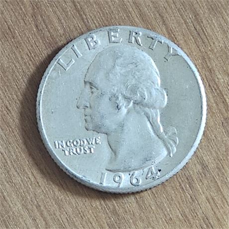 1964 Washington quarter Silver