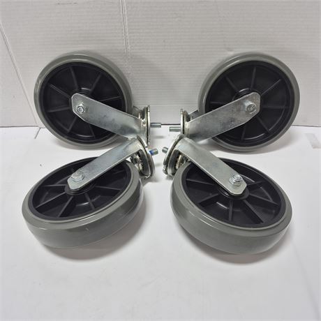NEW Heavy Duty Swivel Caster Wheel Set