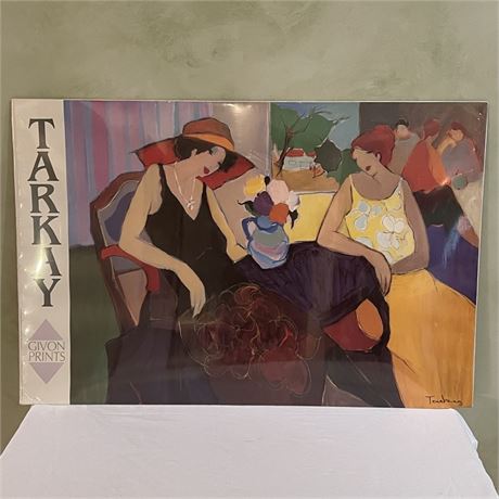 Itzchak Tarkay Givon Signed "Relationship" Fine Art Print