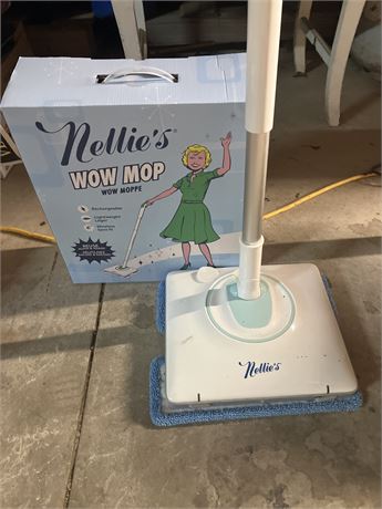 Nellie's WOW Mop cordless, rechargeable electric mop designed for cleaning