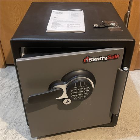 SentrySafe Fire-Safe Digital Keypad Access Safe w/ 2 Keys & Manual