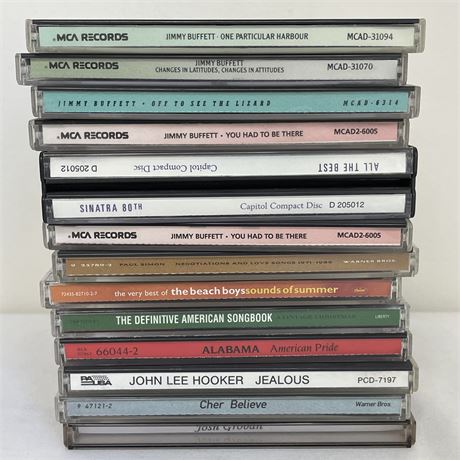CD Lot w/ Jimmy Buffet, Alabama, Beach Boys and More