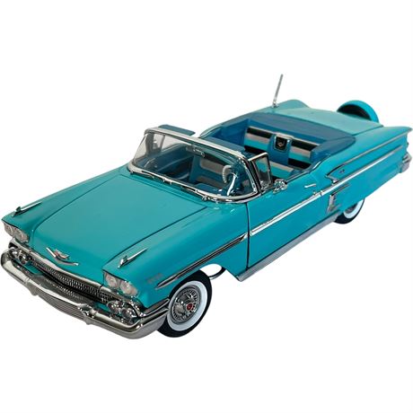 Danbury Mint 1958 Chevrolet Impala 1:24 Scale Model w/ Shipping Box