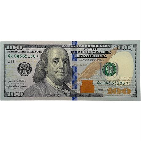 2021 *Star Note* $100 Bill