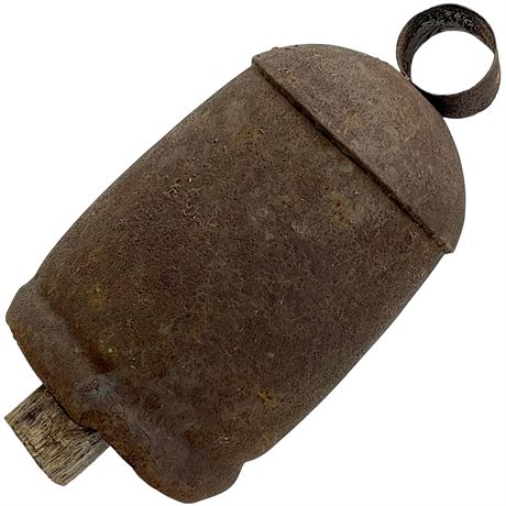 Old Rusty Indian-Made Metal Cowbell