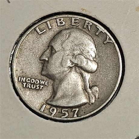 1957  Washington Quarter. Silver