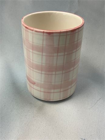 Pink/White Vase