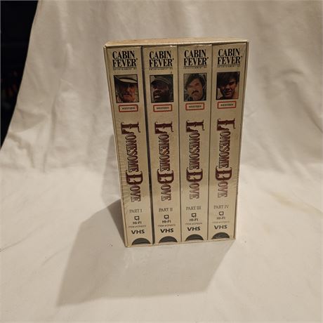 VHS box set of the Emmy-winning Lonesome Dove miniseries