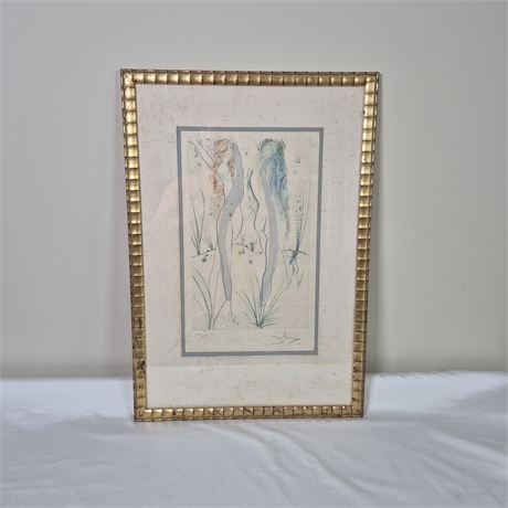 Salvador Dalí “Two Nudes” Signed Lithograph – Song of Songs Suite