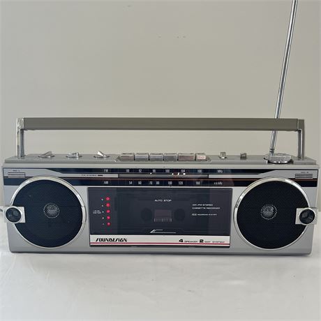 Vtg Soundesign Model 4626(A) FM/AM Stereo Radio/Cassette Recorder Player