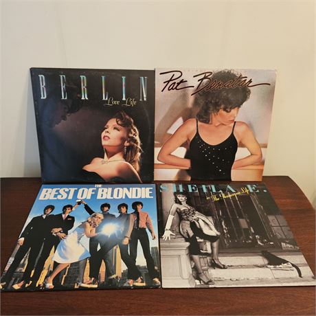 Ladies of the 80's Album Lot~ All Have Sleeves
