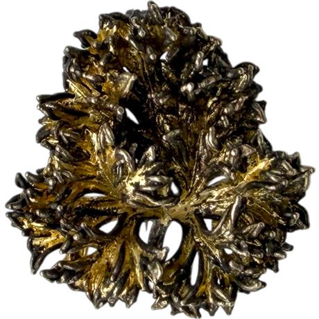 925 Sterling Silver Flora Danica Eggert Brooch