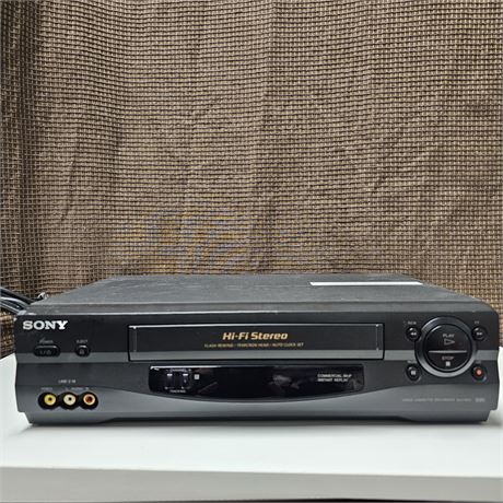Sony VHS Player- NO Remote