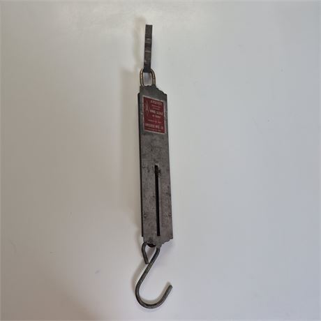 Vtg AIRSERCO 80 lb Hanging Scale Industrial/Refrigeration Tool