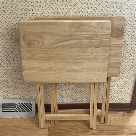 Pair of Folding TV Trays