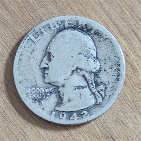 1942 Washington quarter Silver
